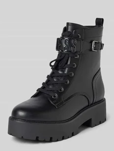 Buty z aplikacją z logo model ‘VAIRES’ - Kozaki damskie - miniaturka - grafika 1