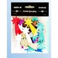 Zabawki kreatywne - Komety z pianki brokatowej kolorowe 30 szt. - miniaturka - grafika 1