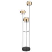Lampy stojące - Globo Milley 15560S lampa stojąca podłogowa 3x60W E27 złota/czarna - miniaturka - grafika 1