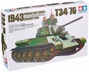 Kolekcjonerskie modele pojazdów - Tamiya Russian T34/76 1943 Tank GXP-499093 - miniaturka - grafika 1