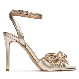 Sandały Guess FLFCR2 LEA03 Złoty - Sandały damskie - miniaturka - grafika 1