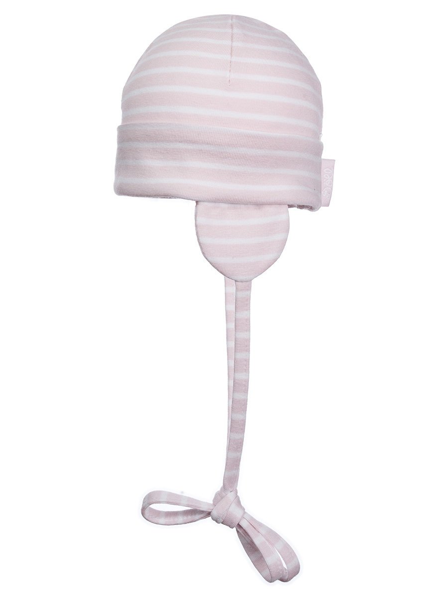 Niemowlęca czapka wiązana beżowa Döll r.35