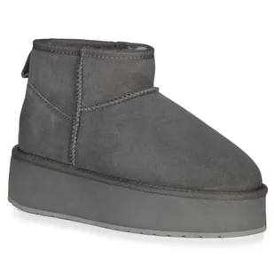 EMU Australia botki damskie Stinger Micro Flatform Charcoal-41 - Botki damskie - miniaturka - grafika 1