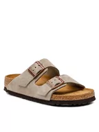 Klapki i japonki damskie - Birkenstock Klapki Arizona Bs 0951303 Beżowy - miniaturka - grafika 1