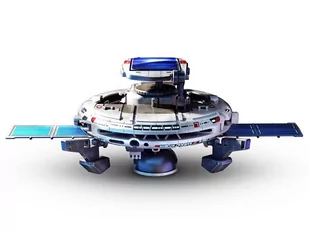 Zabawka Solarna Edukacyjny Solarny Robot Astronauta Statek Samolot 6W1 - Roboty dla dzieci - miniaturka - grafika 1