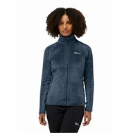 Kurtki damskie - Damska kurtka polarowa Jack Wolfskin ROTWAND FZ W midnight sky - S - miniaturka - grafika 1