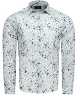 Koszule męskie - Koszula męska slim wzór w kwiaty Recea - miniaturka - grafika 1