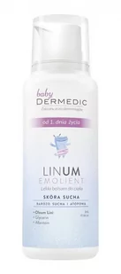 Biogened Dermedic emolient linum baby lekki balsam do ciała 205 g - Balsamy i oliwki dla dzieci - miniaturka - grafika 2