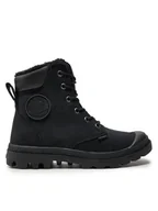 Botki męskie - Palladium Trapery Pampa Sport Cuff Wps 72992-010-M Czarny - miniaturka - grafika 1