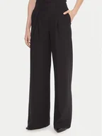 Spodnie damskie - BOSS Spodnie palazzo C_Tiwi2 50545580 Czarny Wide Leg - miniaturka - grafika 1
