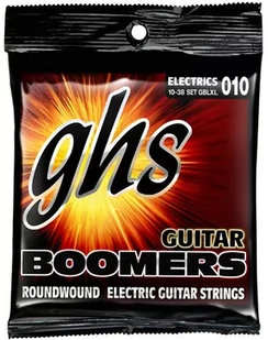 GHS BOOMERS zestaw strun do gitary elektrycznej - GB-LXL - lekki/ekstra lekki - 010/038 GBLXL - Struny gitarowe  - miniaturka - grafika 1