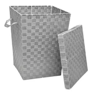 Kosze na bieliznę - Kosz na pranie wielki Modena szary - miniaturka - grafika 1