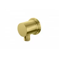 Akcesoria do armatury i ceramiki - KOHLMAN QW166EGDB Przyłacze wody 1/2" GOLD BRUSHED - miniaturka - grafika 1