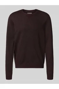 Sweter z dzianiny z okrągłym dekoltem model Bruton - Blend - Swetry męskie - miniaturka - grafika 1