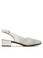 Czółenka - Rieker Czółenka 47066-80 Biały - miniaturka - grafika 1