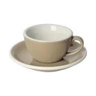 Filiżanki - Filiżanka Loveramics Egg do Flat White 150 ml - Taupe - miniaturka - grafika 1