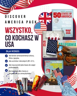 Discover America Pack - Wszystko, co kochasz w USA - Książki do nauki języka angielskiego - miniaturka - grafika 1
