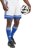 Spodnie sportowe męskie - Spodenki męskie adidas Squadra 25 biało-niebieskie JH3409 XL - miniaturka - grafika 1