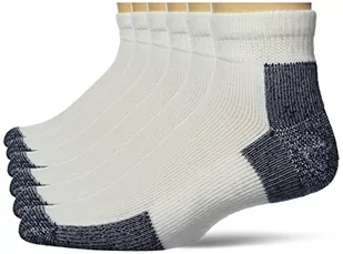 Thorlo Unisex Jmx skarpety do biegania (6 sztuk), Biały/granatowy (6 par), XL - Skarpetki damskie - miniaturka - grafika 1