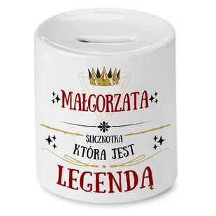 Skarbonka Dla Małgorzaty Urodziny Idealny Prezent z Nadrukiem ze Zdjęciem - Skarbonki - miniaturka - grafika 1