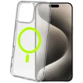 Etui i futerały do telefonów - Etui CELLY Gelskinmag do Apple iPhone 16 Pro Przezroczysto-żółty - miniaturka - grafika 1