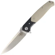 Noże - Nóż składany Bestech Swordfish Black / Beige G10, Satin D2 (BG03B) - miniaturka - grafika 1