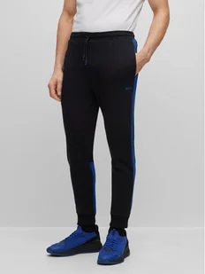 Boss Spodnie dresowe Hadiko 1 50493505 Czarny Regular Fit - Spodnie sportowe męskie - miniaturka - grafika 1