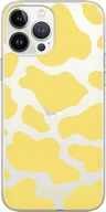 Etui i futerały do telefonów - Etui do Apple IPHONE 15 PRO MAX Zwierzęta 007 Babaco Nadruk częściowy Żółty - miniaturka - grafika 1