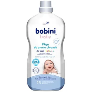 bobini Baby Płyn do prania ubranek do bieli i kolorów hypoalergiczny 1,8 l (25 prań) - Woda - miniaturka - grafika 1