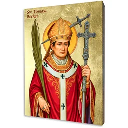 Ikona św. Tomasz Becket - Ikony i obrazy sakralne Ikona św. Tomasz Becket - Ikony i obrazy sakralne - miniaturka - grafika 1
