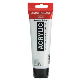 Talens Amsterdam, farba akrylowa, 120 ml, Biel cynkowa - Przybory szkolne - miniaturka - grafika 1