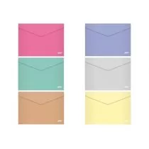 Teczka kopertowa na zatrzask A4 PP pastel mix - Teczki i skoroszyty - miniaturka - grafika 1