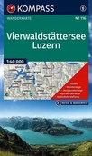 Przewodniki - Vierwaldstattersee Lucerna Mapa Wodoodporna Turystyczna 116 Etui Kompass - miniaturka - grafika 1