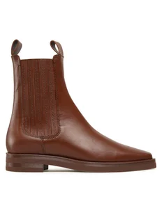 Gino Rossi Sztyblety 222FW131 Brązowy - Botki damskie - miniaturka - grafika 1