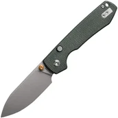 Scyzoryki - Vosteed Raccoon (Najlepszy Liner Lock) 14C28N Stonewash Zielona Micarta A2904 - miniaturka - grafika 1