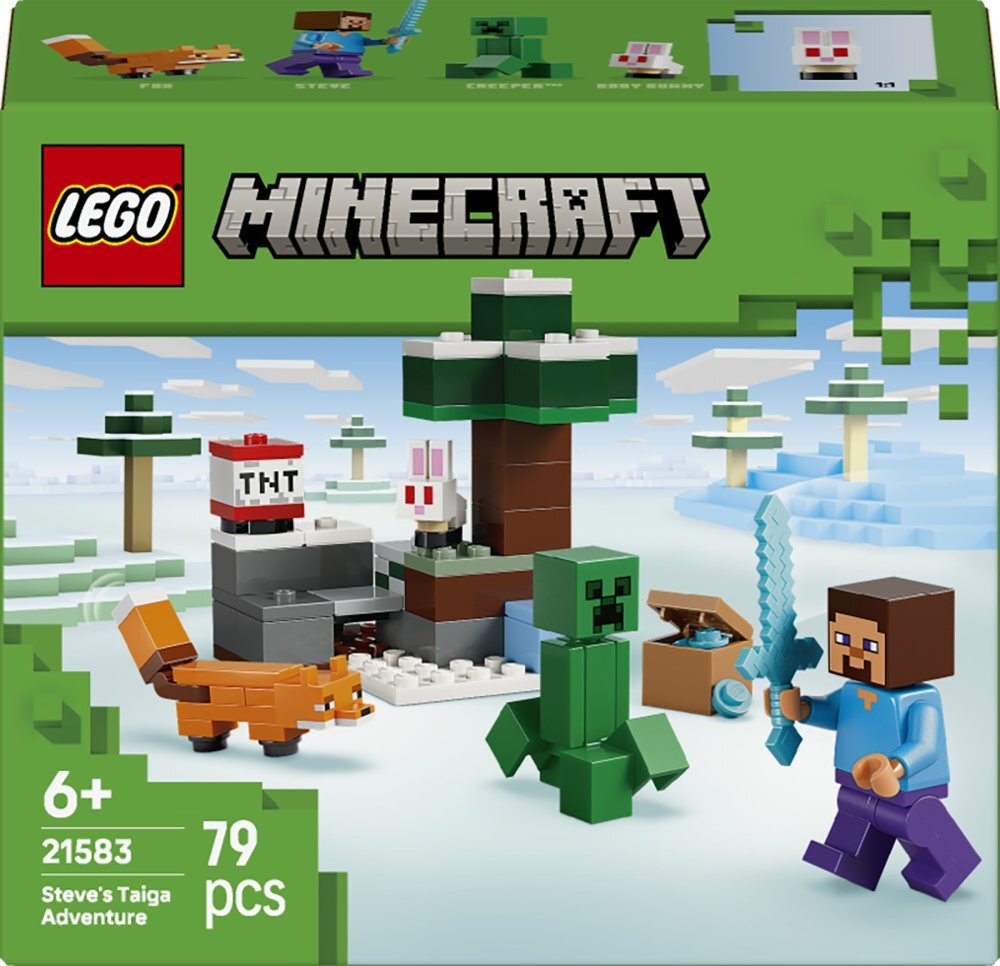 LEGO Minecraft Przygoda stevea w tajdze 21583