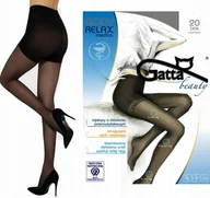 Rajstopy - Gatta rajstopy Body Relax Medica 20den, Nero 2-s - miniaturka - grafika 1