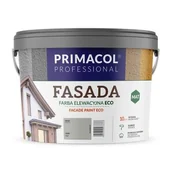 Farby zewnętrzne - Primacol Farba Fasada Eco szary 9 l - miniaturka - grafika 1