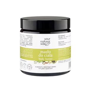 Your Natural Side - Body Butter - Masło do ciała o zapachu zielonego jabłka - 100 ml - Balsamy i kremy do ciała - miniaturka - grafika 1
