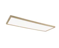 Lampy sufitowe - Plafon prostokątny ATRIA Wood 580x200mm LED 22W 4000K IP44 - drewno - miniaturka - grafika 1