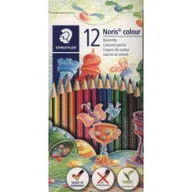 Przybory szkolne - Staedtler Kredki Noris Colour trójkątne 12 kolorów - miniaturka - grafika 1