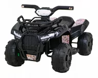 Pojazdy elektryczne dla dzieci - Quad na Akumulator Silnik 25W 6V + MP3 USB + LED Czarny - miniaturka - grafika 1