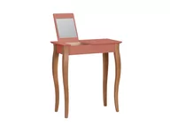 Toaletki - LILLO Dressing Table with Mirror 65x35cm Antique Pink - miniaturka - grafika 1