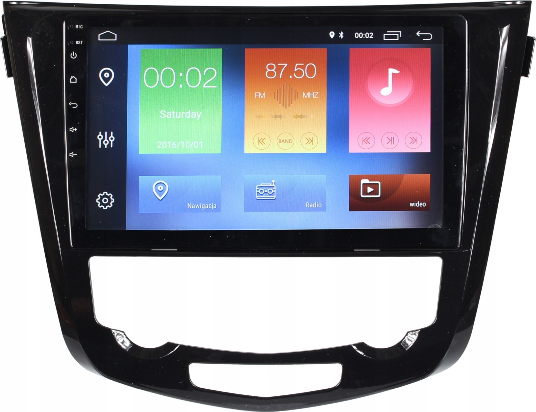 RADIO NAWIGACJA GPS NISSAN QASHQAI X-TRAIL 2014+ ANDROID klima automatyczna