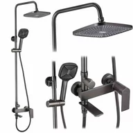 Zestawy prysznicowe - ZESTAW NATRYSKOWY MY1902-78H STORM GUN SZARY REA-P9534 - miniaturka - grafika 1