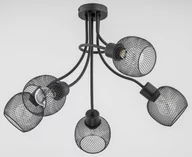 Oprawy, klosze i abażury - Alfa Lampa sufitowa Plena Duo 5x60W E27 - miniaturka - grafika 1