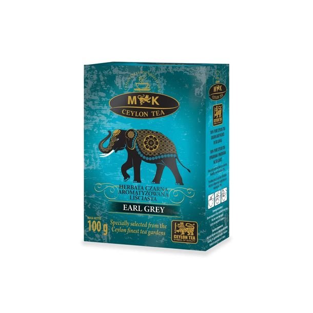 Mk Ceylon Tea Herbata Czarna Liściasta Earl Grey O Smaku Bergamotki 100g