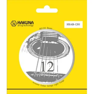 Struny HAKUNA HSAB-1201 - Struny gitarowe  - miniaturka - grafika 1