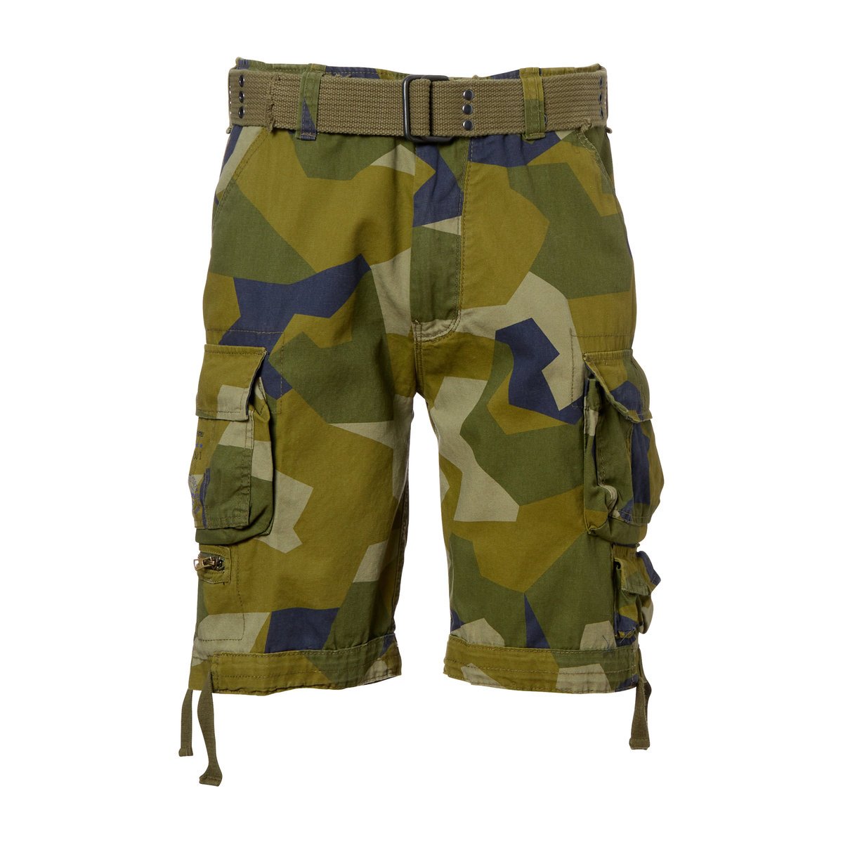 spodnie bojówki krótkie SAVAGE VINTAGE SHORTS - SWEDISHCAMO-M