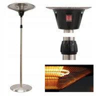 Meble ogrodowe - PROMIENNIK OGRZEWACZ Parasol Grzewczy Ogrodowy Tarasowy LAMPA DORADO 1500kW - miniaturka - grafika 1
